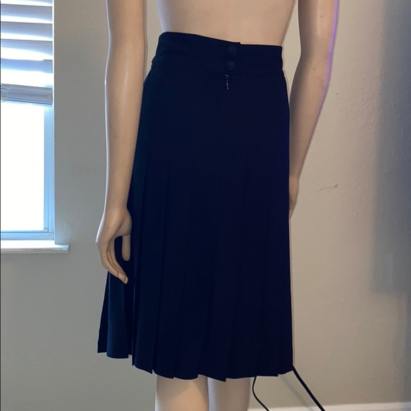 Laurèl by Escada Pleated Wool Skirt - Picture 4 of 5